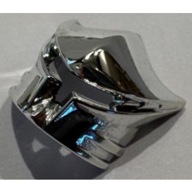   48489 Chrome Silver Minifig, Visor Fanciful for Vladek Minifig  Custom  Chromed by Bubul