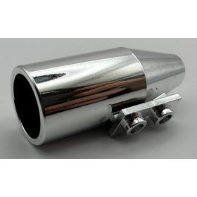   4868a | Chrome Silver Engine, Smooth Large, 1 x 2 Thin Top Plate | Custom Chromed by Bubul