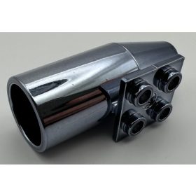   4868b | Chrome TITAN Engine, Smooth Large, 2 x 2 Thin Top Plate | Custom Chromed by Bubul