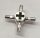48723 Chrome Silver Technic, Axle Connector Hub with 4 Bars  48723 or similar 68888 Custom Chromed by BUBUL