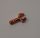 48729, 3484 | Chrome Copper Bar 1L with Clip Mechanical Claw | Custom Chromed by Bubul