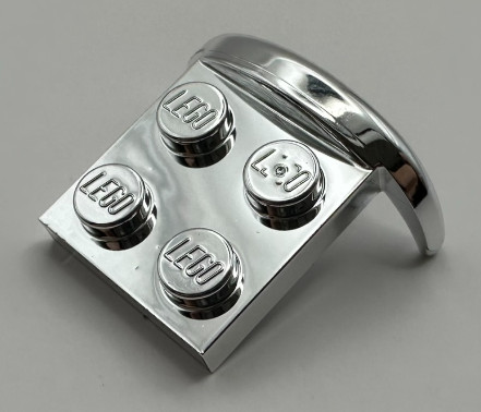 49097 Chrome Silver Vehicle, Mudguard 3 x 3 x 1 with Arch Round Custom chromed by BUBUL