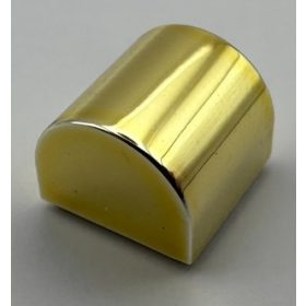   49307 | Chrome Gold Slope, Curved 1 x 1 x 2/3 Double or 66187 | Custom Chromed by Bubul