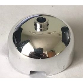   49308 | Chrome Silver Brick, Round 3 x 3 x 1 1/3 Dome Top - Open Stud | Custom Chromed by BUBUL