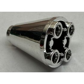   49309 | Chrome Silver Cone 2 x 2 x 2 Inverted | Custom Chromed by BUBUL