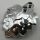 5058 | Chrome Silver Plant Plate, Round 1 x 2 with Layered Leaves  |  Custom Chromed by BUBUL