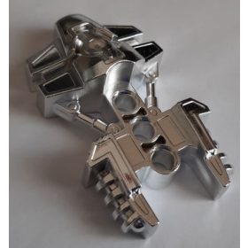   50919 | Chrome Silver Bionicle Foot Toa Hordika | Custom Chromed by BUBUL