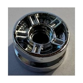   50944 Chrome Silver Wheel 11mm D. x 6mm with 5 Spokes  Custom chromed by BUBUL
