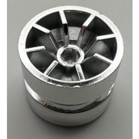   51377 Chrome Silver Wheel 18mm D. x 14mm Spoked Custom Chromed by BUBUL