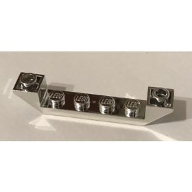   52501 Chrome Silver Slope, Inverted 45 6 x 1 Double with 1 x 4 Cutout Custom Chromed by BUBUL