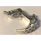 52551 | Chrome Silver Bionicle Claw Hook with Axle | Custom Chromed by BUBUL