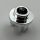 5264 Chrome Silver Plate, Round 1 x 1 with Clip on Bottom Custom Chromed by Bubul