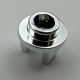 5264 Chrome Silver Plate, Round 1 x 1 with Clip on Bottom Custom Chromed by Bubul