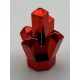 30385 Chrome-RED Rock 1 x 1 Crystal 5 Point   part 52  Custom Chromed by BUBUL