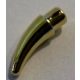 53451 | Chrome Gold Barb Small (Helmet Horn) | Custom Chromed by Bubul