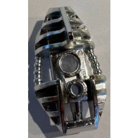   53566 | Chrome Silver Bionicle Piraka Leg Upper Section Cover | Custom Chromed by BUBUL
