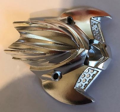 53583 | Chrome Silver Bionicle Mask Olmak | Custom Chromed by BUBUL