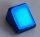 54200 | Chrome Blue Slope 30 1 x 1 x 2/3 | Custom Chromed by Bubul