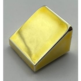   54200 | Chrome Gold Slope 30 1 x 1 x 2/3 | Custom Chromed by Bubul