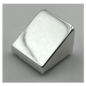   54200 | Chrome Silver Slope 30 1 x 1 x 2/3 | Custom Chromed by Bubul