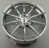5428 | Chrome Silver Wheel 75mm D. x 41mm Technic Racing Large, 10 Spokes, McLaren P1 | Custom Chromed by Bubul 