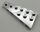 54384 | Chrome Silver Wedge, Plate 6 x 3 Left | Custom Chromed by BUBUL