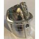 54936 | Chrome Silver arge Figure Armor, Shoulder - Ridged (Knights Kingdom II) | Custom Chromed By BUBUL