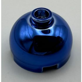   553, 30367 | Chrome BLUE Brick, Round 2 x 2 Dome Top - Undetermined Stud and Bottom Type | Custom Chromed by Bubul