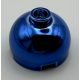 553, 30367 | Chrome BLUE Brick, Round 2 x 2 Dome Top - Undetermined Stud and Bottom Type | Custom Chromed by Bubul
