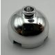 553, 30367 | Chrome Silver Brick, Round 2 x 2 Dome Top - Undetermined Stud and Bottom Type | Custom Chromed by Bubul