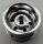 56145 | Chrome Silver Wheel 30.4mm D. x 20mm with No Pin Holes and Reinforced Rim | Custom Chromed by Bubul