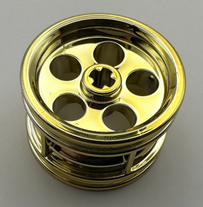 5650 | Wheel 30.4mm D. x 20mm with 5 Holes for Lamborghini | Custom Chromed by BUBUL