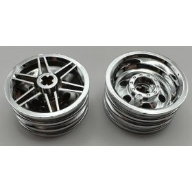   56904 Chrome Silver Wheel 30mm D. x 14mm (for Tire 43.2 x 14)  or 98821 Custom Chromed by BUBUL