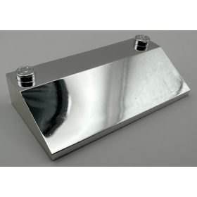   58181 Chrome Silver Slope 33 3 x 6 without Inner Walls or 58231, 35283, 3939 Custom Chromed by BUBUL