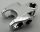 60176 Chrome Silver Technic, Axle Connector 2 x 3 with Ball Socket, Closed Sides, Squared Ends Custom Chromed by BUBUL