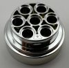 60208, 2695 | Chrome Silver Wheel 31mm D. x 15mm Technic | Custom Chromed by Bubul