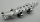 6026c01 | Chrome Silver Alligator / Crocodile with 8 Teeth | Custom Chromed by Bubul