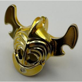   6030 | Chrome Gold Minifigure, Headgear Mask Islander | Custom Chromed by BUBUL
