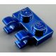 60470 Chrome Blue Plate, Modified 1 x 2 with 2 U Clips (Horizontal Grip) or 60470b Custom Chromed by BUBUL