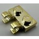 60470 Chrome Gold Plate, Modified 1 x 2 with 2 U Clips (Horizontal Grip) or 60470b Custom Chromed by BUBUL