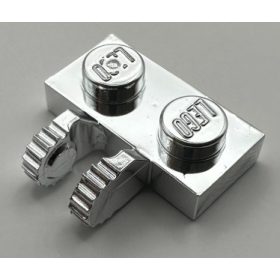   60471 | Hinge Plate 1 x 2 Locking with 2 Fingers on Side | Custom Chromed by Bubul
