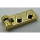 60478 Chrome Gold Plate, Modified 1 x 2 with Handle on End - Closed Ends Custom Chromed by BUBUL