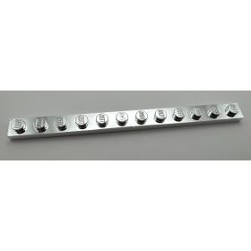60479 Chrome Silver Plate 1 x 12 Custom chromed by Bubul