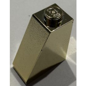   60481 Chrome Gold Slope 65 2 x 1 x 2   Custom Chromed by BUBUL