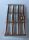 60621 | Chrome Silver Door 1 x 4 x 6 Barred with Stud Handle | Custom Chromed By BUBUL