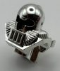 6089 | Chrome Silver Minifig, Headgear Helmet Underwater Aquashark | Custom Chromed by BUBUL