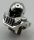 6089 | Chrome Silver Minifig, Headgear Helmet Underwater Aquashark | Custom Chromed by BUBUL