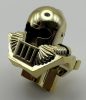 6089 | Chrome Gold Minifig, Headgear Helmet Underwater Aquashark | Custom Chromed by BUBUL