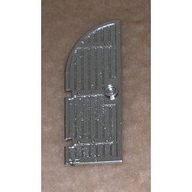   6105 | Chrome Silver Door 1 x 4 x 8 Curved Top Original | Custom Chromed by BUBUL