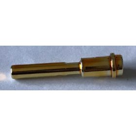   61184 Chrome Gold Technic, Pin 1/2 with 2L Bar Extension (Flick Missile)  or x1855  Custom chromed by Bubul